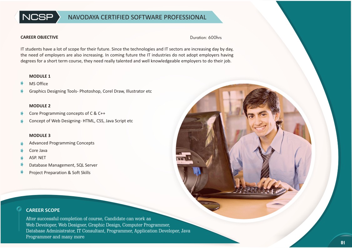 NAVODAYA CERTIFIED SOFTWARE PROFESSIONAL